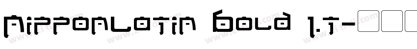 NipponLatin Bold 1.t字体转换